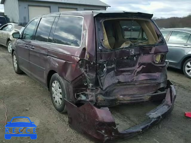 2008 HONDA ODYSSEY LX 5FNRL38258B114160 image 2