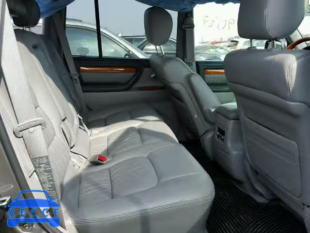 2006 LEXUS LX 470 JTJHT00W264017721 image 5