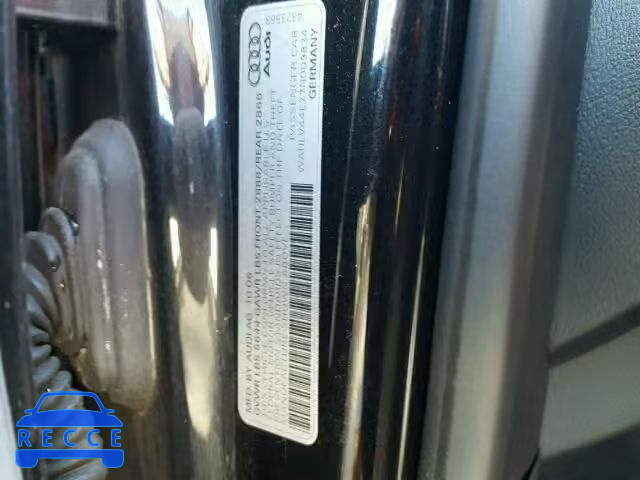 2007 AUDI A8 QUATTRO WAULV44E77N009834 image 9