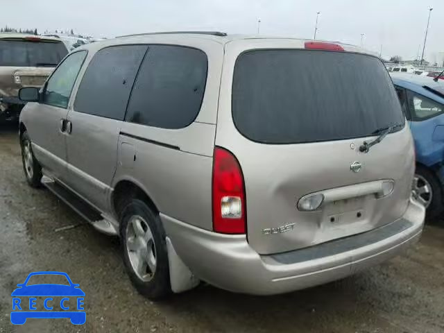 2001 NISSAN QUEST GXE 4N2ZN15T21D803109 image 2