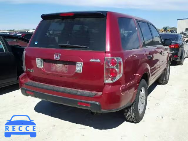 2006 HONDA PILOT LX 5FNYF28126B033103 зображення 3