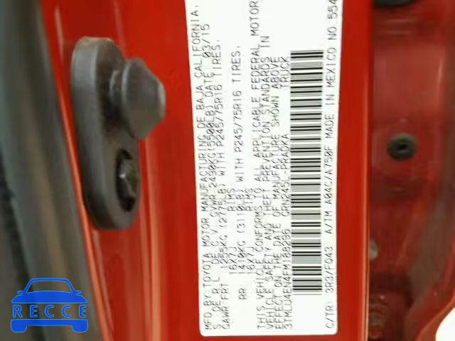 2015 TOYOTA TACOMA DOU 3TMLU4EN4FM188296 image 9