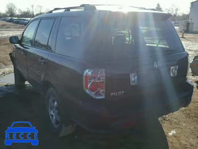 2008 HONDA PILOT EXL 5FNYF18548B047987 image 2