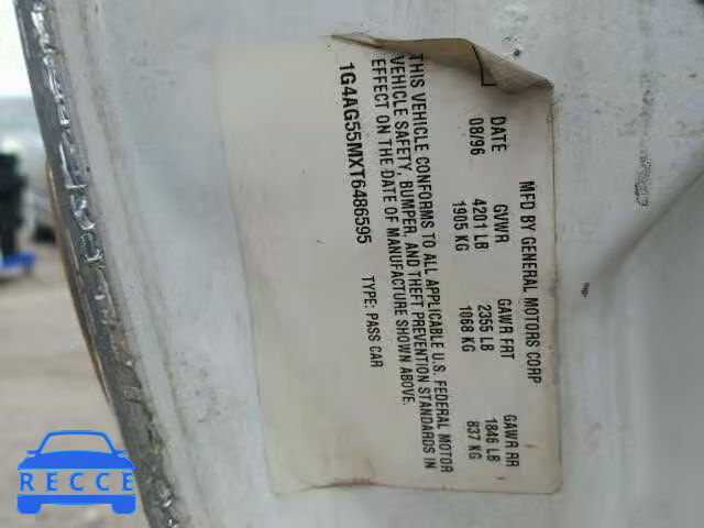 1996 BUICK CENTURY SP 1G4AG55MXT6486595 image 9