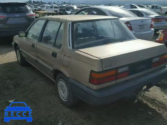 1986 HONDA CIVIC 1500 JHMAK7438GS023308 зображення 2