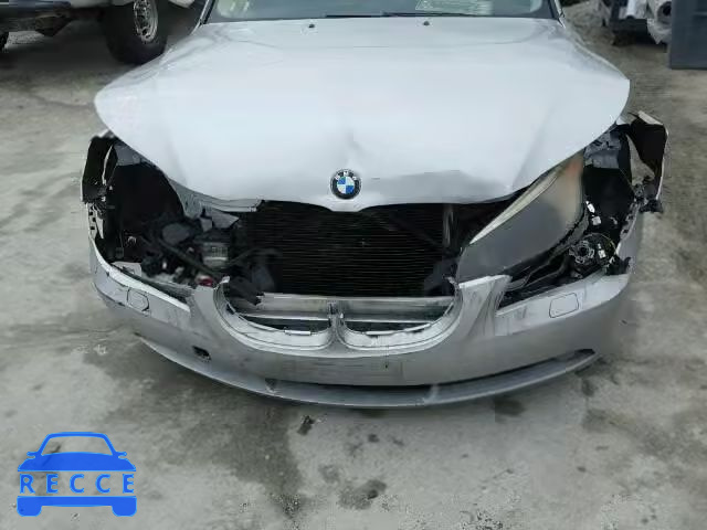 2005 BMW 530I WBANA735X5B819805 зображення 6