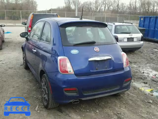 2012 FIAT 500 SPORT 3C3CFFBR0CT113579 зображення 2