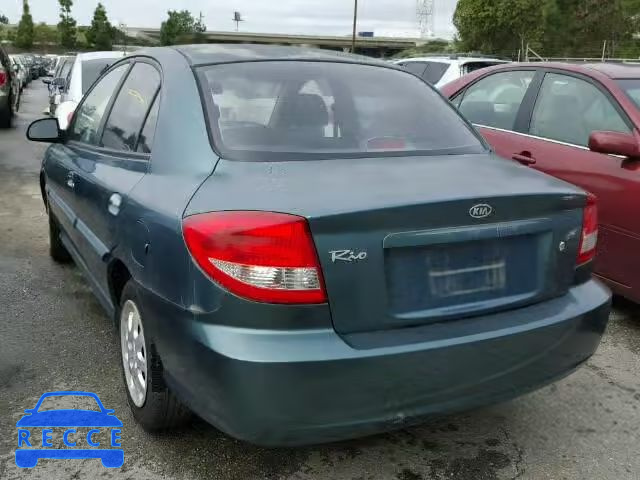 2003 KIA RIO KNADC125736241110 image 2