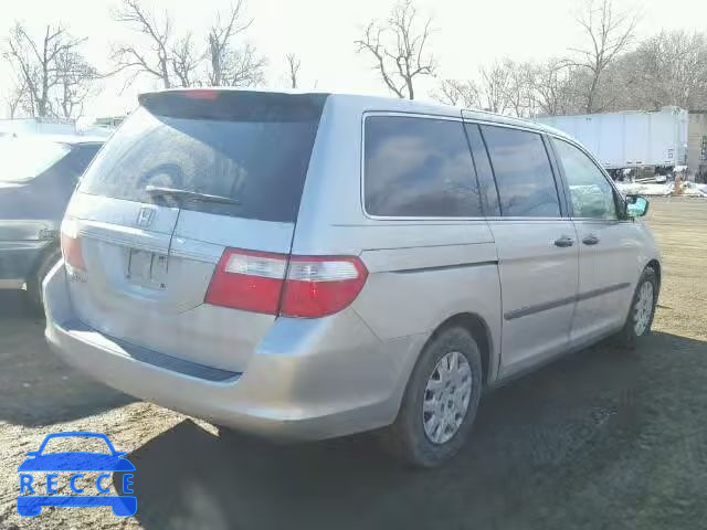 2007 HONDA ODYSSEY LX 5FNRL38267B062178 image 3