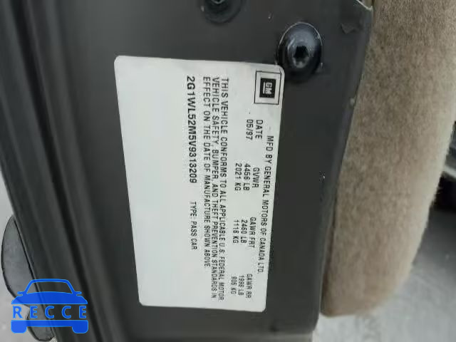 1997 CHEVROLET LUMINA/LS 2G1WL52M5V9313209 image 9