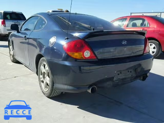 2004 HYUNDAI TIBURON KMHHM65D14U144933 image 2