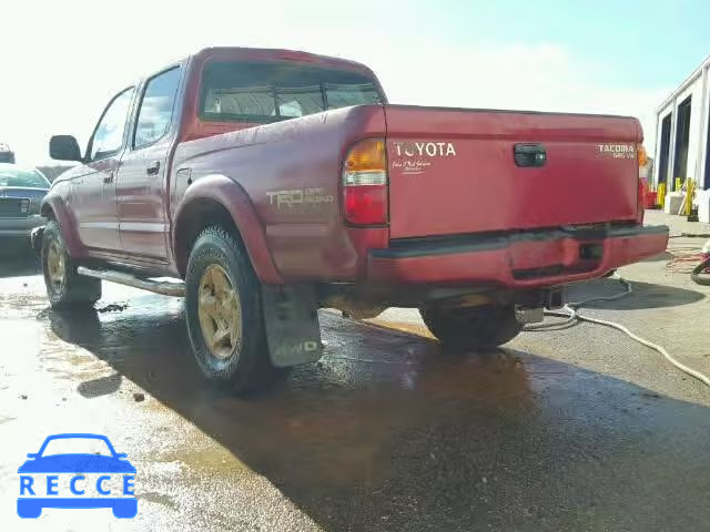 2003 TOYOTA TACOMA DOU 5TEHN72N93Z304020 image 2