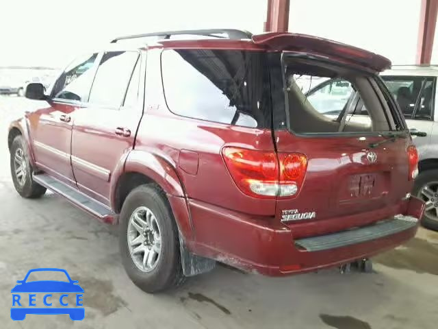 2007 TOYOTA SEQUOIA SR 5TDZT34A47S296652 зображення 2