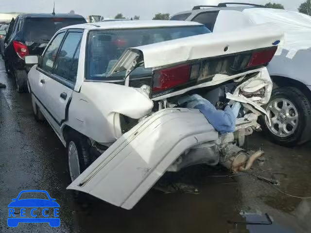 1992 FORD ESCORT LX 3FAPP13J5NR154348 image 2