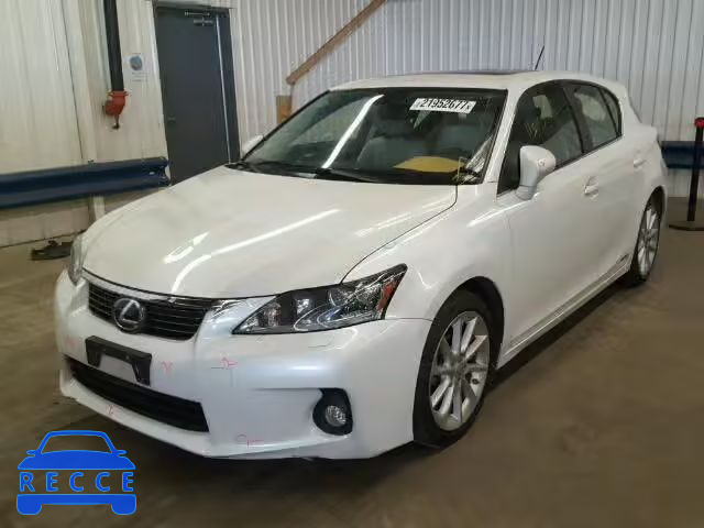 2012 LEXUS CT200H JTHKD5BH8C2049760 зображення 1