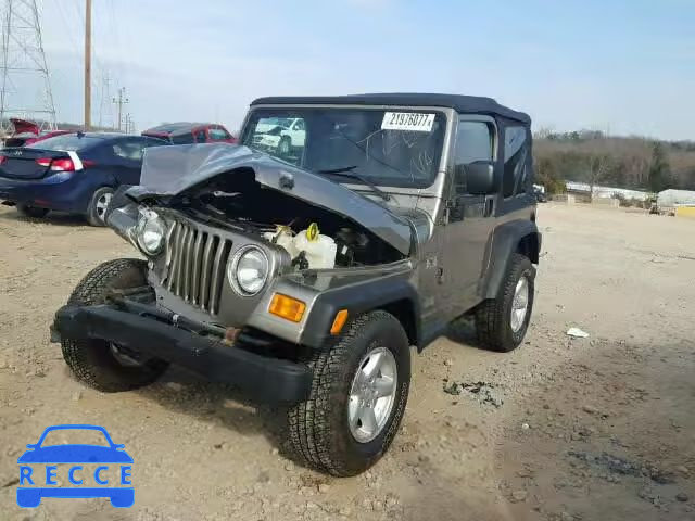 2004 JEEP WRANGLER X 1J4FA39S44P790388 image 1