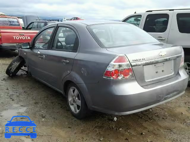 2007 CHEVROLET AVEO LT KL1TG56677B066410 Bild 2