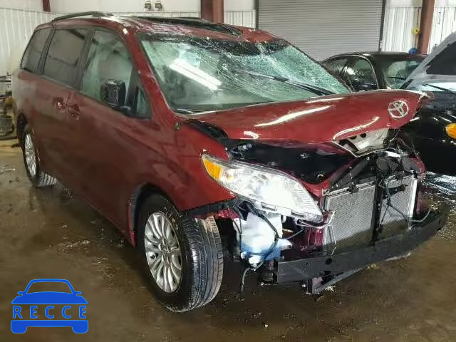 2014 TOYOTA SIENNA XLE 5TDYK3DC3ES437563 image 0