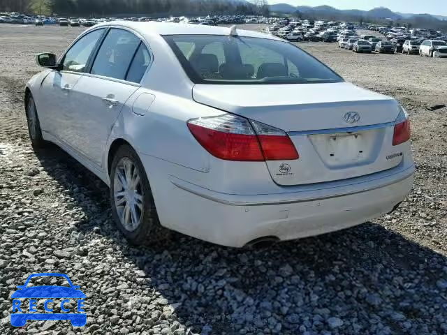 2011 HYUNDAI GENESIS KMHGC4DFXBU121850 image 2