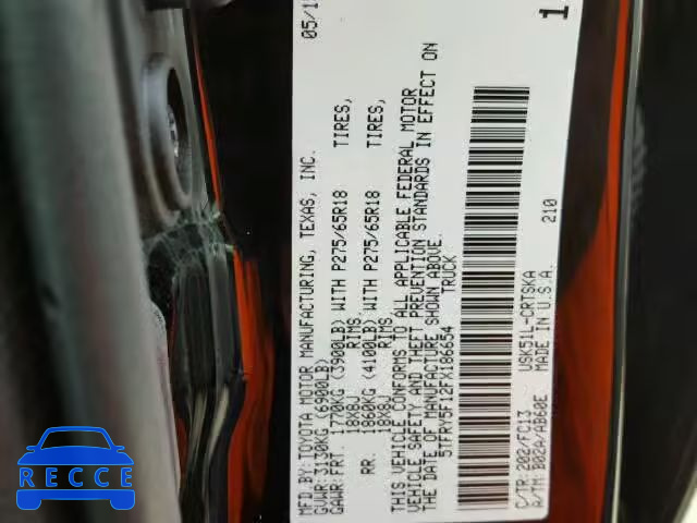 2015 TOYOTA TUNDRA DOU 5TFRY5F12FX186654 image 9