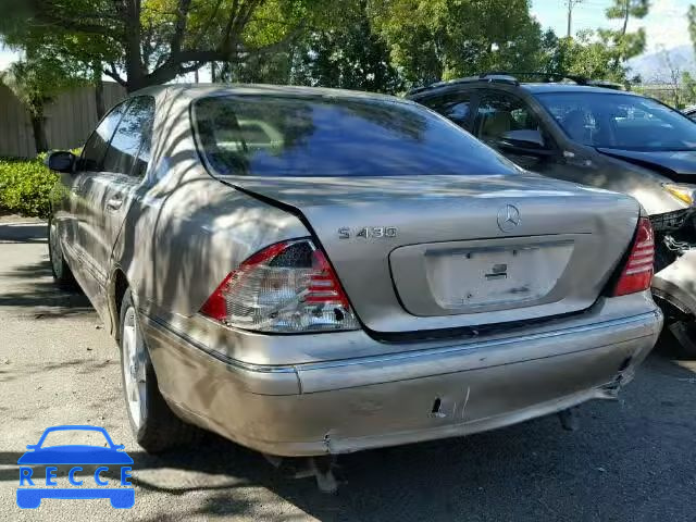 2005 MERCEDES-BENZ S430 WDBNG70J25A445911 зображення 2