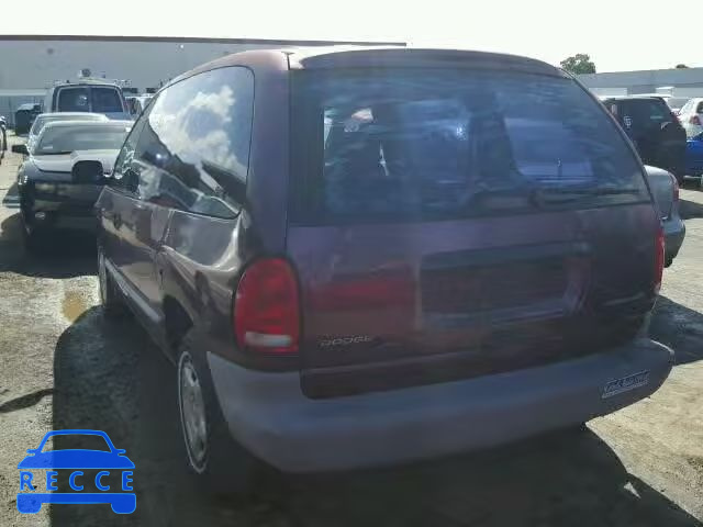 1998 DODGE CARAVAN 2B4GP25R2WR541317 зображення 2