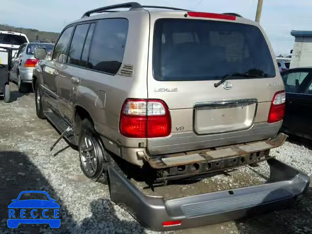 2002 LEXUS LX 470 JTJHT00WX23512569 image 2