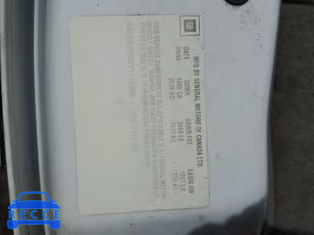 1997 CHEVROLET LUMINA/LS 2G1WL52M2V1119784 image 9