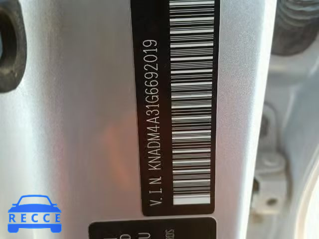2016 KIA RIO LX KNADM4A31G6692019 image 9