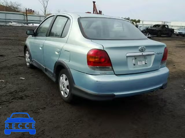 2003 TOYOTA ECHO JTDBT123930259846 image 2