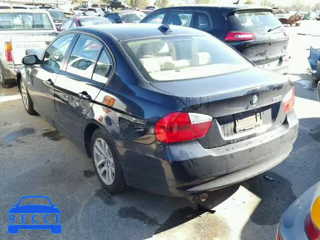 2007 BMW 328I SULEV WBAVC53517FZ71692 image 2