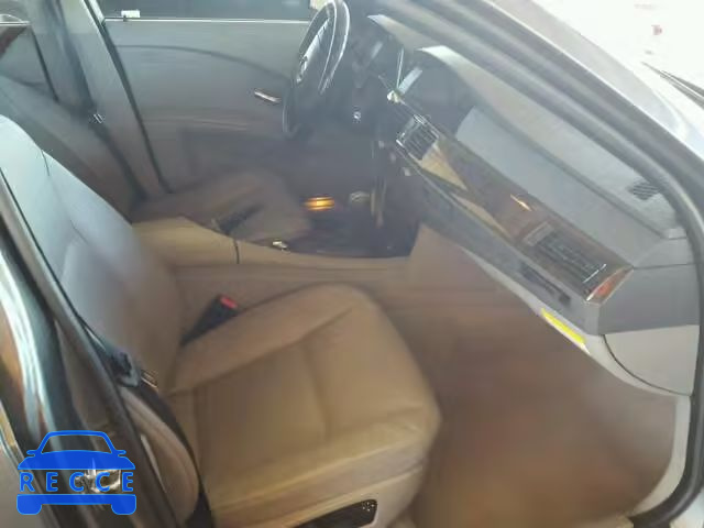 2005 BMW 530I WBANA735X5CR61002 image 4