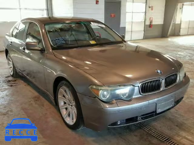 2002 BMW 745I WBAGL63442DP52803 Bild 0