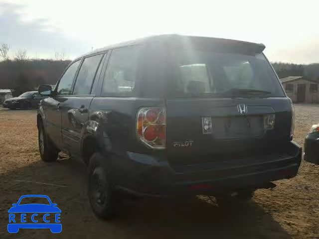 2006 HONDA PILOT LX 2HKYF181X6H509089 зображення 2