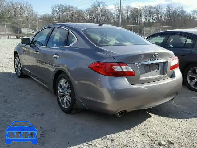 2012 INFINITI M35H JN1EY1AP8CM910401 image 2