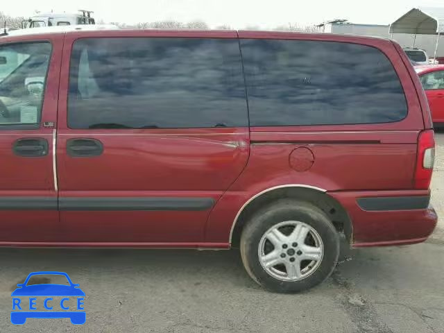 2003 CHEVROLET VENTURE 1GNDV03E93D123648 image 9