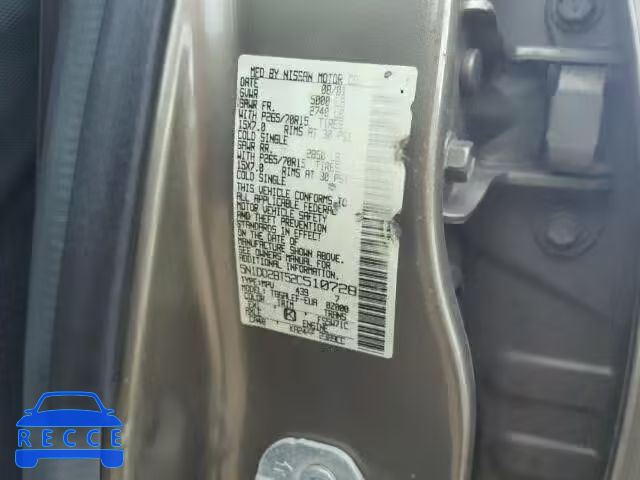 2002 NISSAN XTERRA XE 5N1DD28T52C510728 image 9