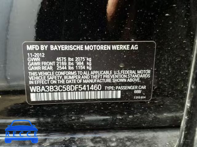 2013 BMW 328XI WBA3B3C58DF541460 зображення 9