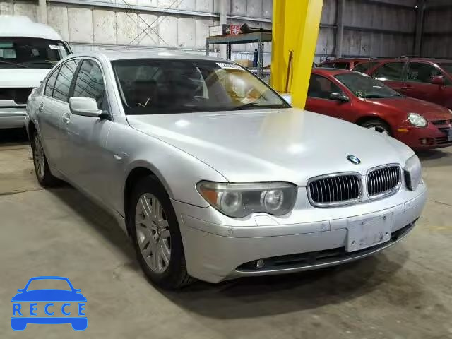 2002 BMW 745I WBAGL63422DP57322 Bild 0