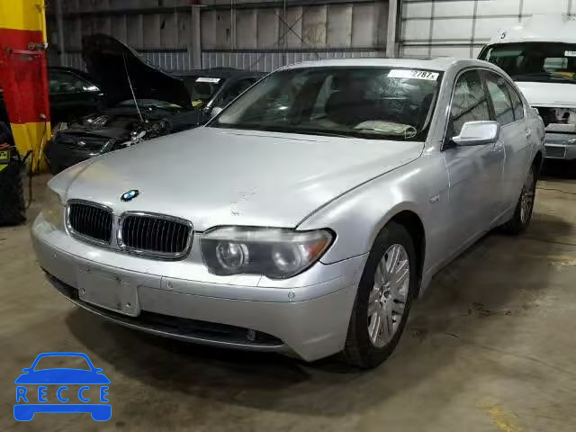 2002 BMW 745I WBAGL63422DP57322 Bild 1