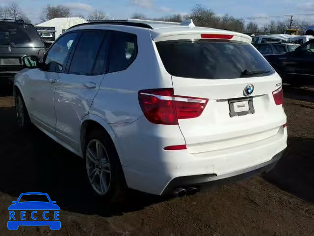 2012 BMW X3 XDRIVE3 5UXWX7C53CL736504 зображення 2