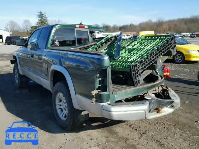 2002 DODGE DAKOTA SLT 1B7GG42N22S580045 image 2