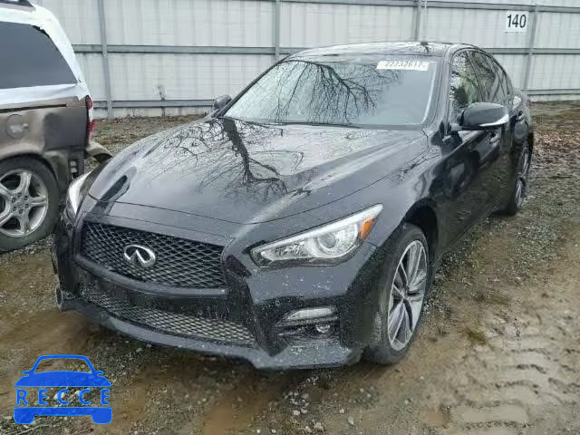 2014 INFINITI Q50 HYBRID JN1AV7AR0EM702429 зображення 1