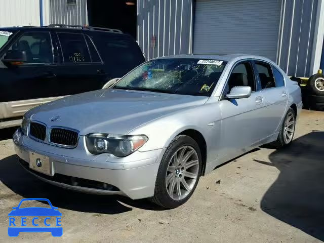 2004 BMW 745I WBAGL63544DP74165 зображення 1