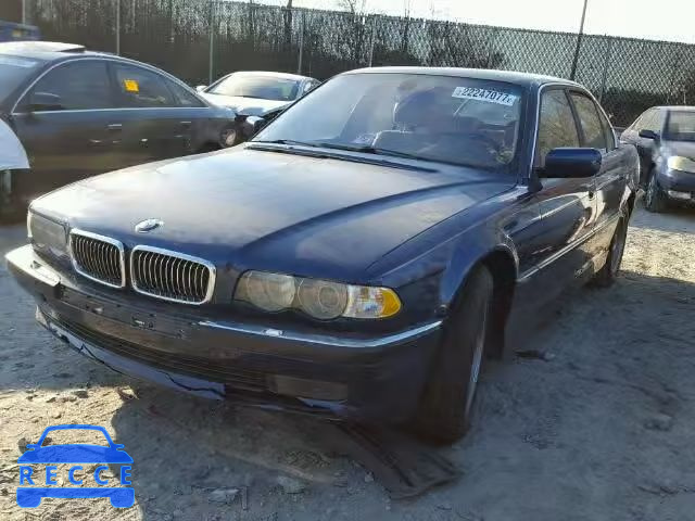 2001 BMW 740I AUTOMATIC WBAGG83431DN88300 image 1