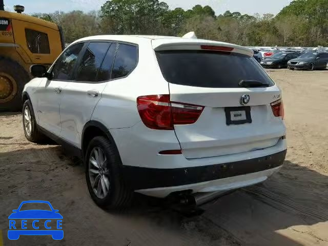 2013 BMW X3 XDRIVE2 5UXWX9C54D0A13617 зображення 2