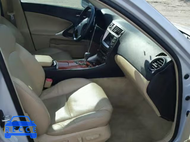 2007 LEXUS IS250 AWD JTHCK262772011599 image 4