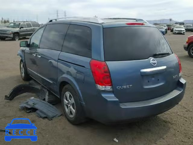 2009 NISSAN QUEST S/SE 5N1BV28U49N106881 Bild 2
