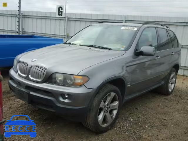 2005 BMW X5 4.4I 5UXFB53585LV13221 зображення 1