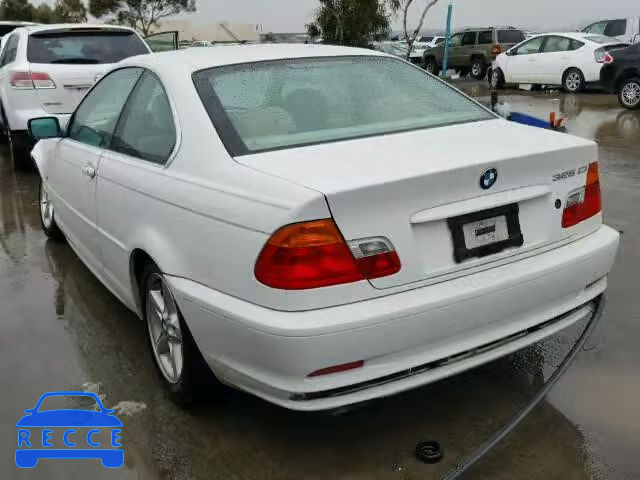 2001 BMW 325CI WBABN33421JW54341 image 2